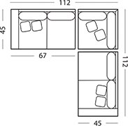 43 JACKSON SECTIONAL