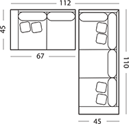 43 JACKSON SECTIONAL