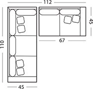 43 JACKSON SECTIONAL