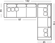 43 JACKSON SECTIONAL