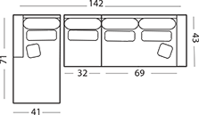 37 WALLACE SECTIONAL