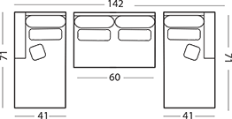 37 WALLACE SECTIONAL