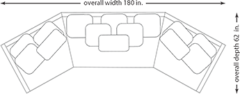 842 TOMLYN SECTIONAL